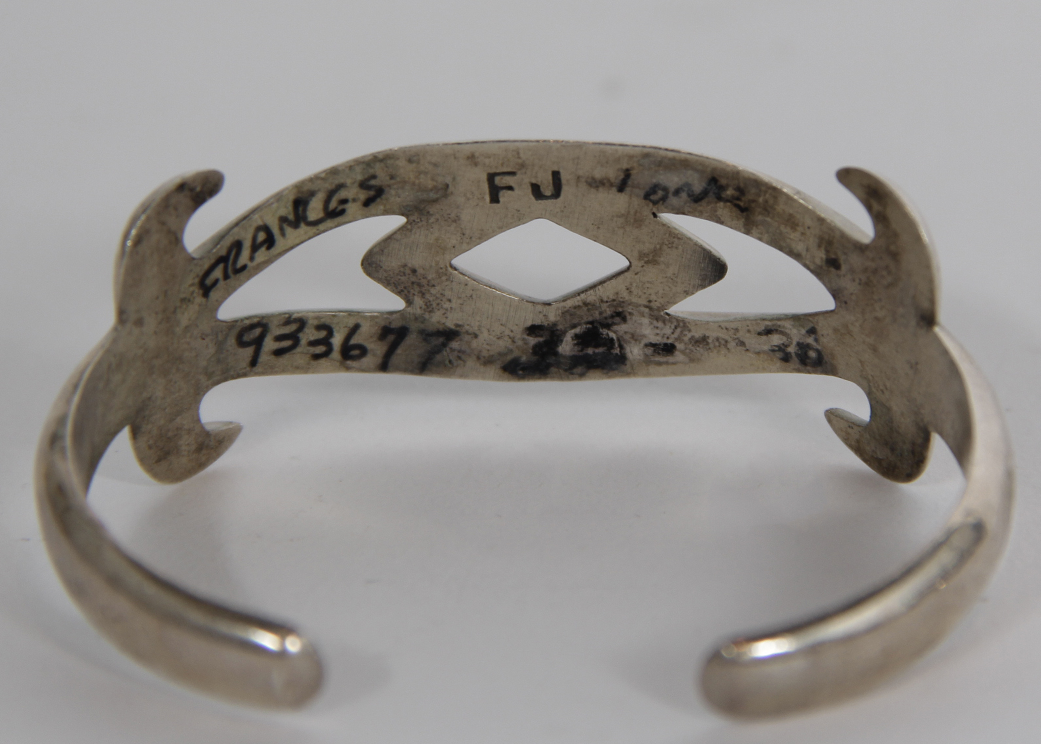 Vintage Sterling Silver Modern Cuff Bracelet