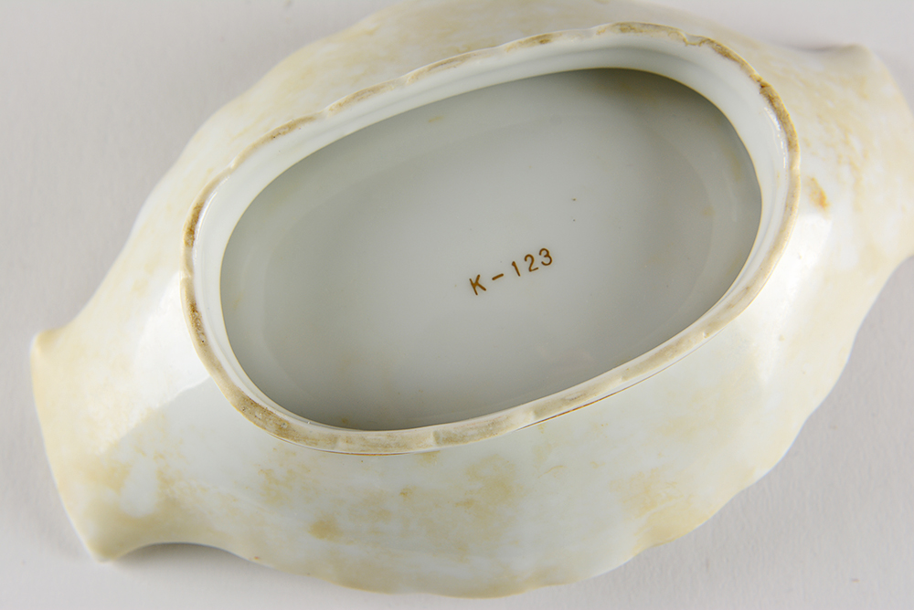 Ceramic Butterfly Dish and Egg