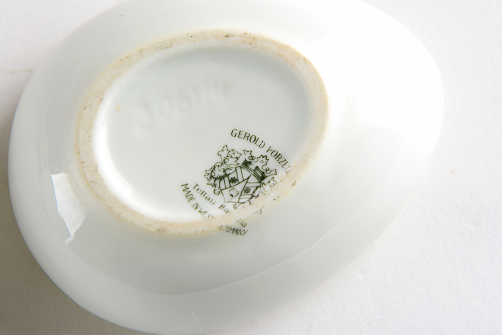 Ceramic Butterfly Dish and Egg