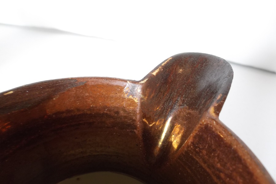 Two Antique Copper Luster Pitchers