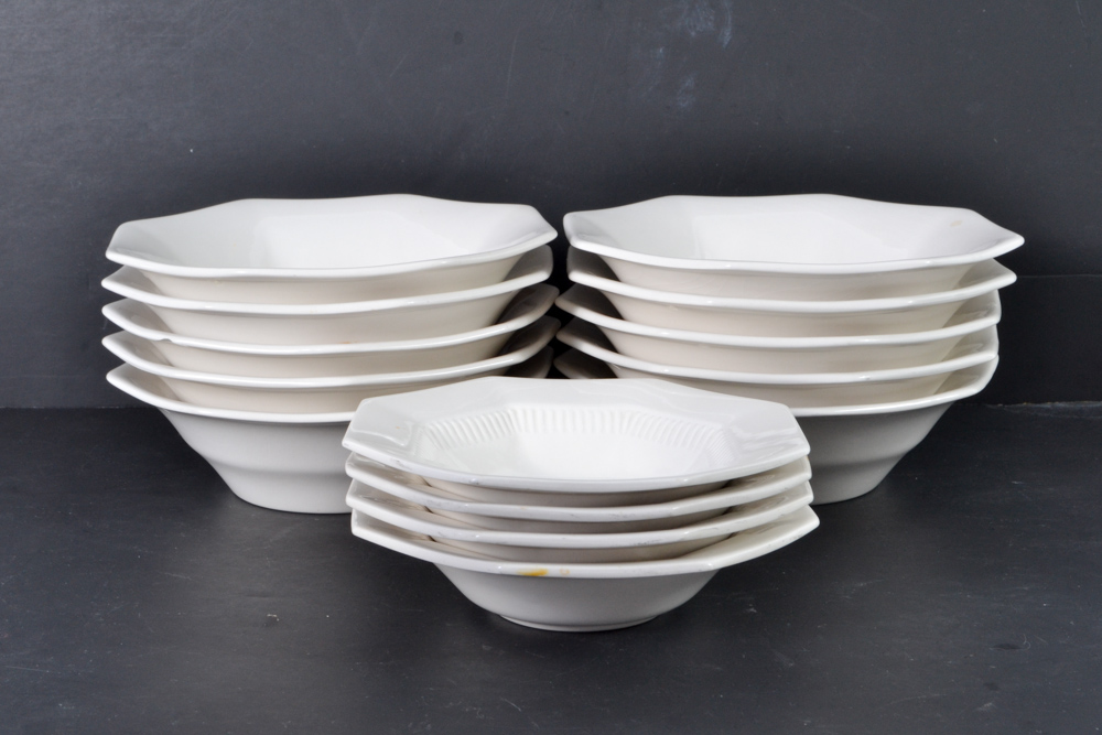 Vintage Collection of White "Indepencence Ironstone" and Nikko "Classic Colection China