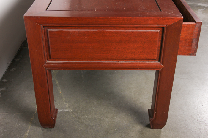 Red Stained Coffee Table