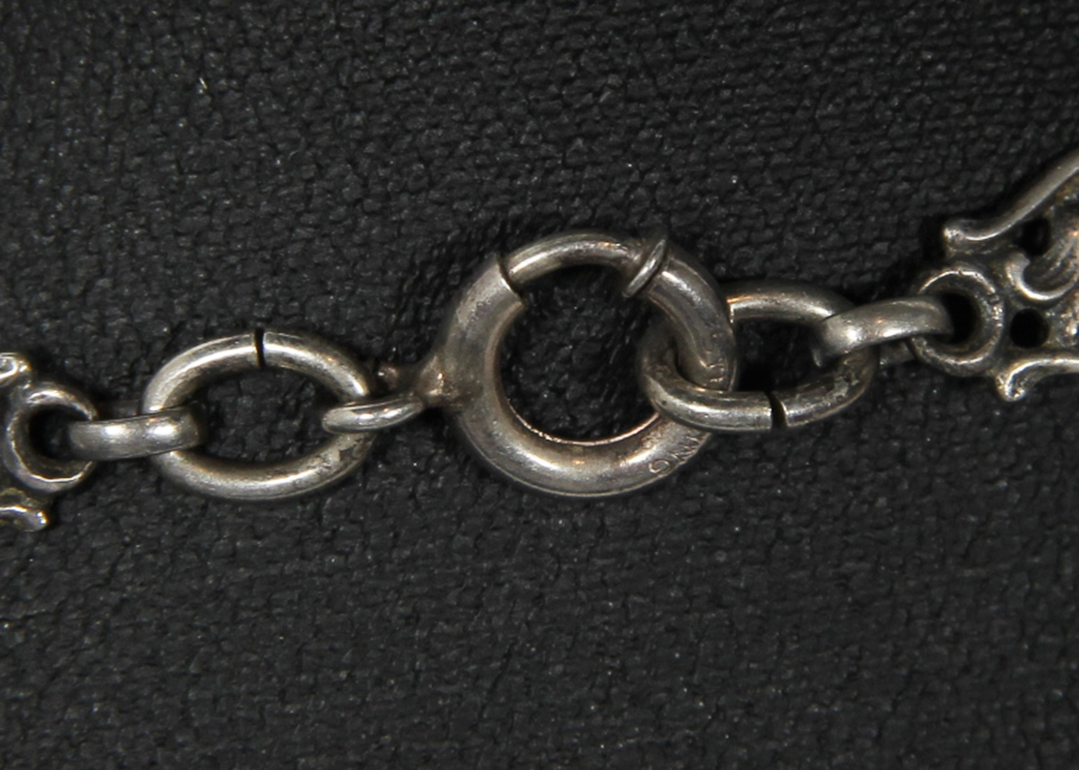 Sterling Silver Arts and Crafts Jadeite Pearl Necklace