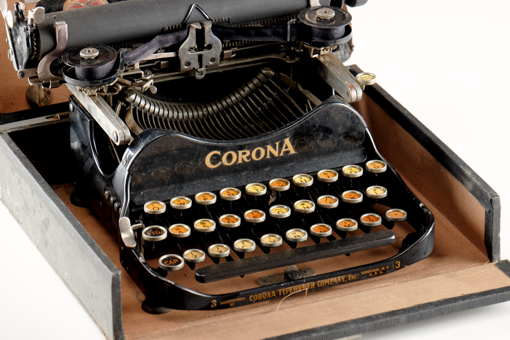 Corona #3 Portable Typewriter Circa 1917