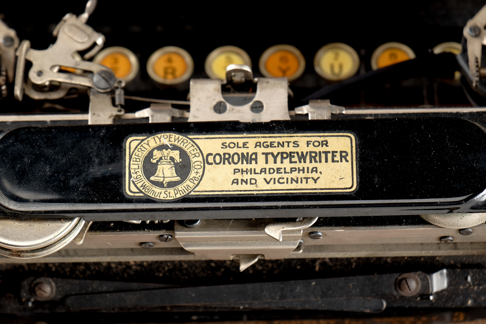 Corona #3 Portable Typewriter Circa 1917