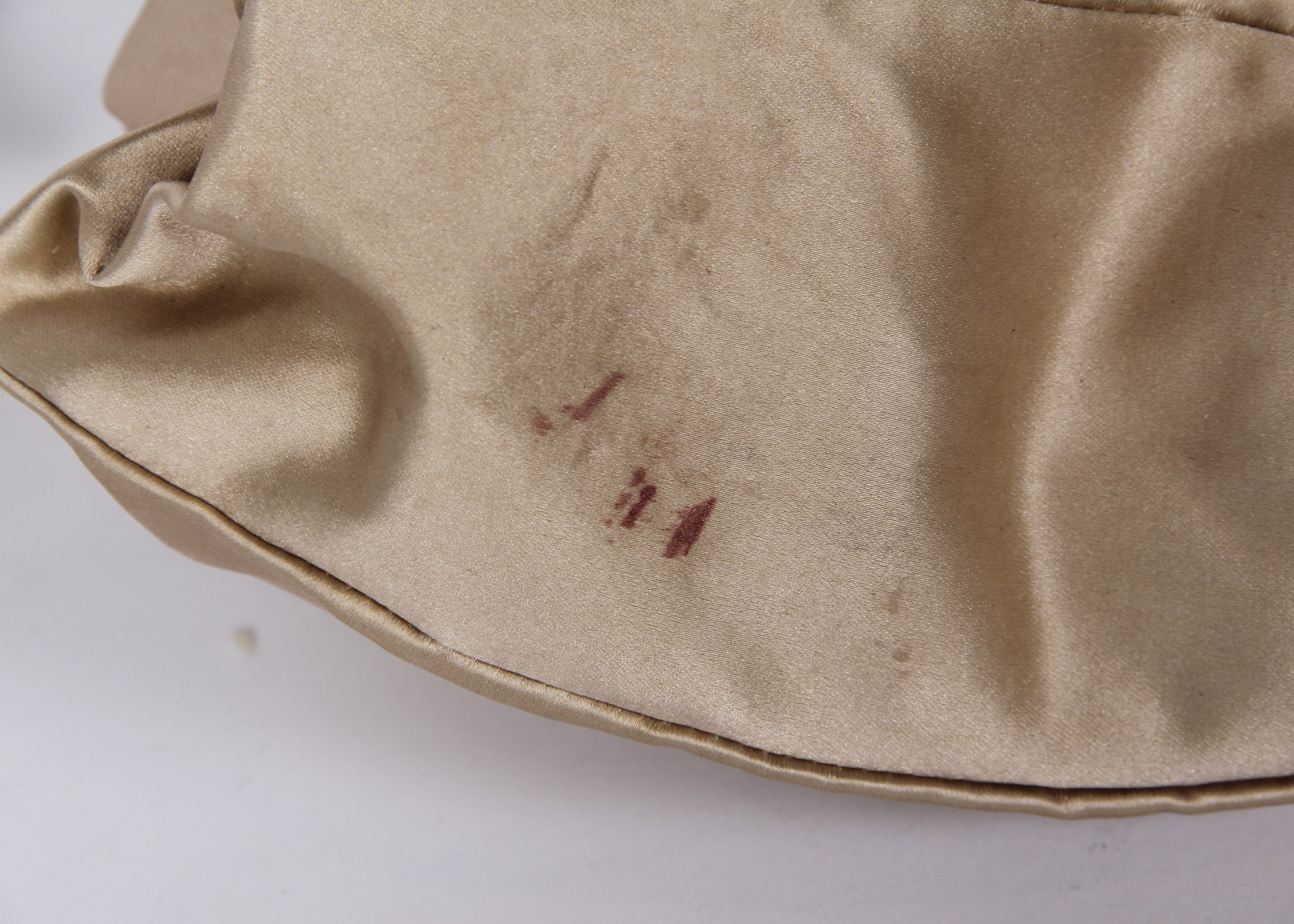 Gold Prada Leather Handbag