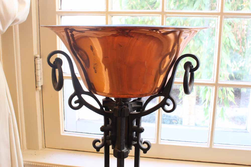 Antique Victorian Wrought Iron Plant Stand