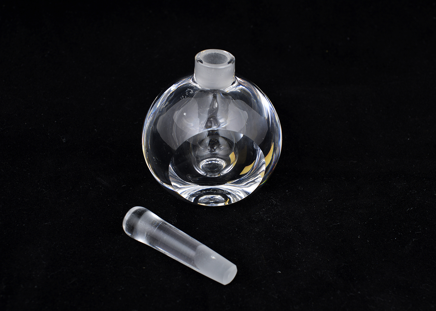 Pair of Svenskt Glas Perfume Bottles