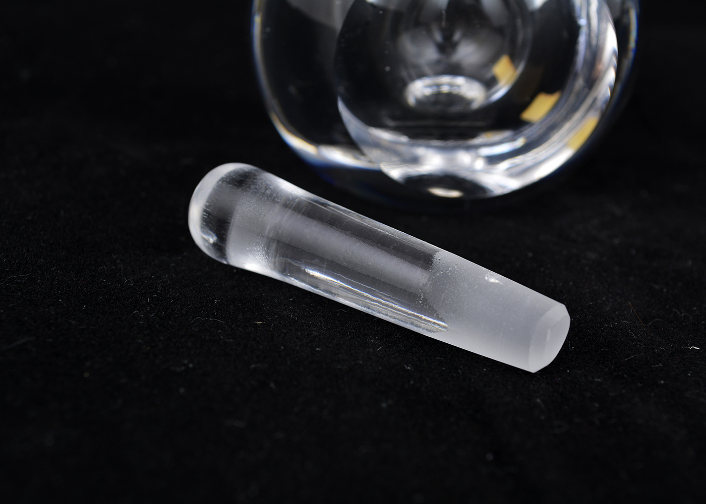 Pair of Svenskt Glas Perfume Bottles