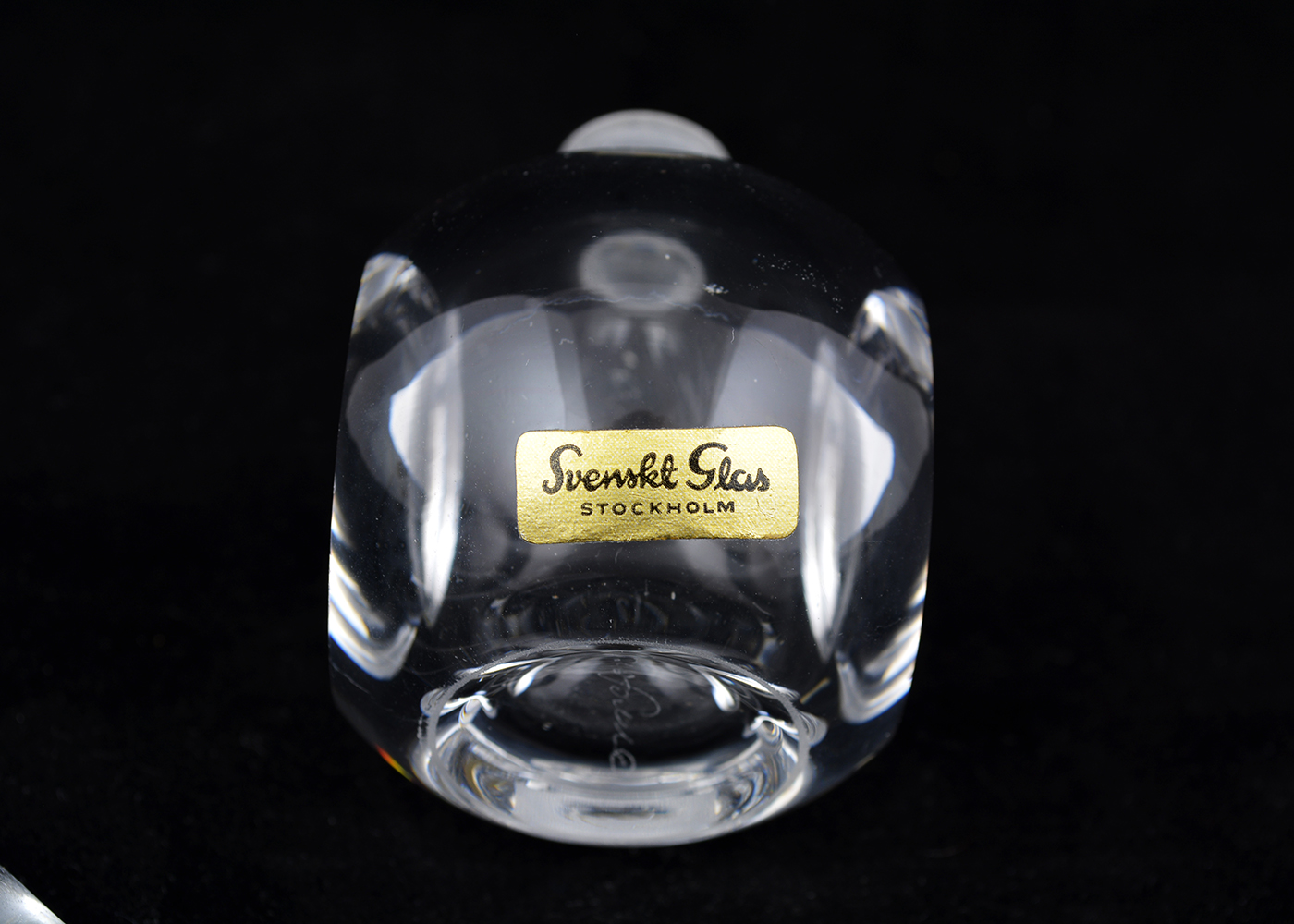 Pair of Svenskt Glas Perfume Bottles