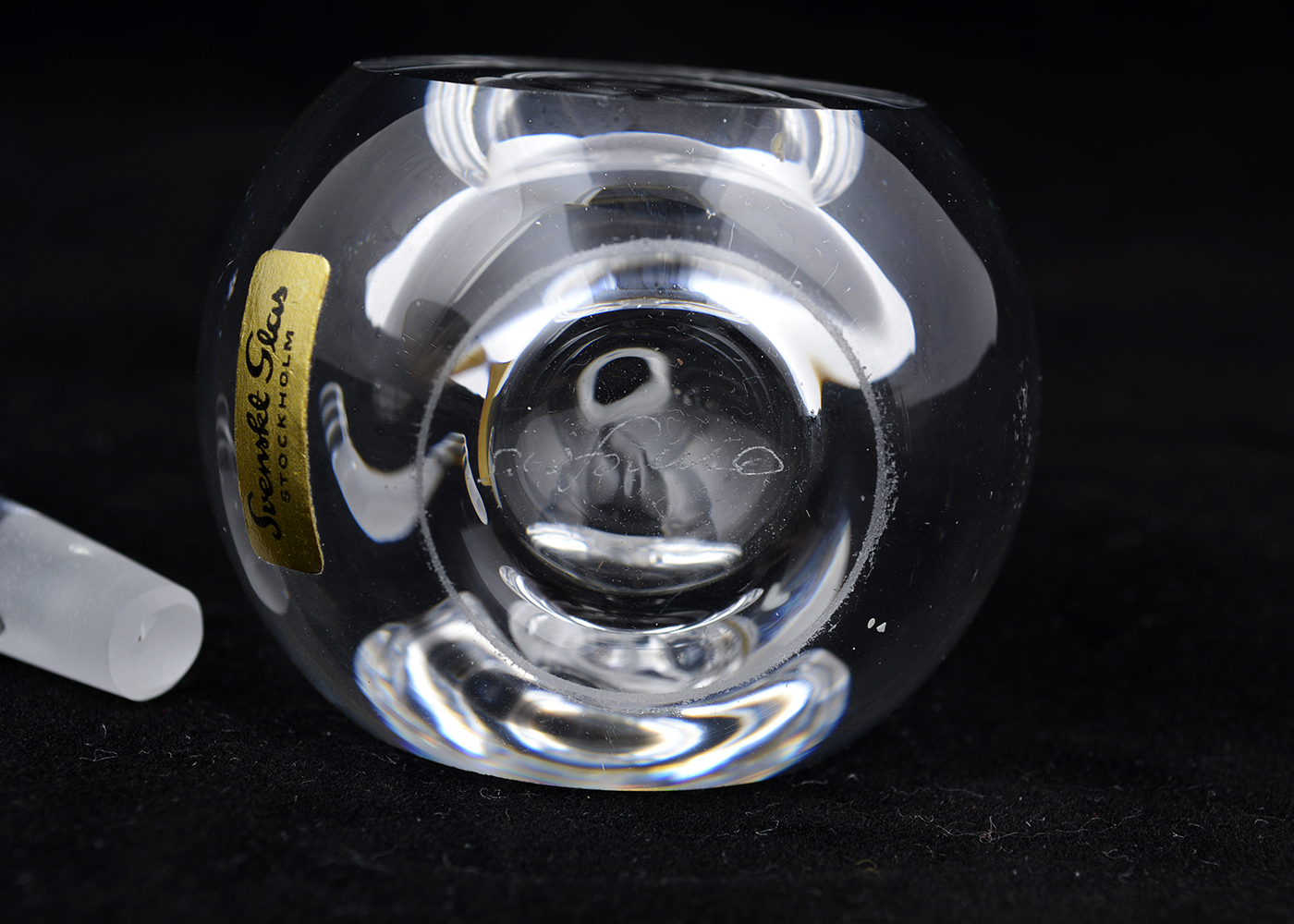 Pair of Svenskt Glas Perfume Bottles