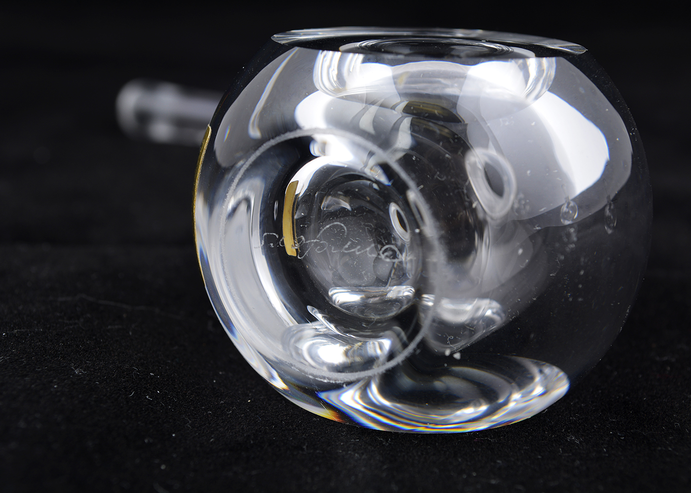 Pair of Svenskt Glas Perfume Bottles