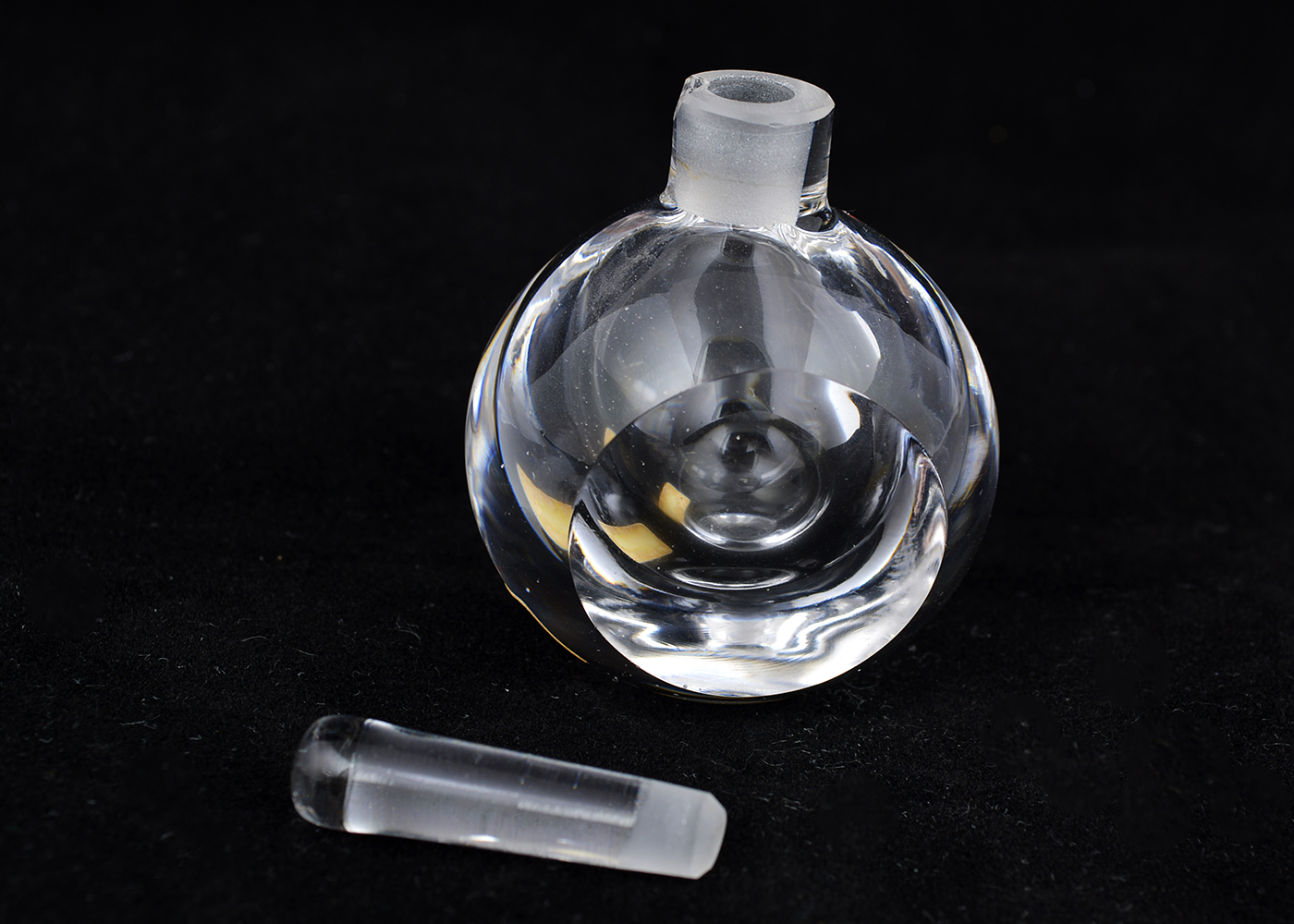 Pair of Svenskt Glas Perfume Bottles