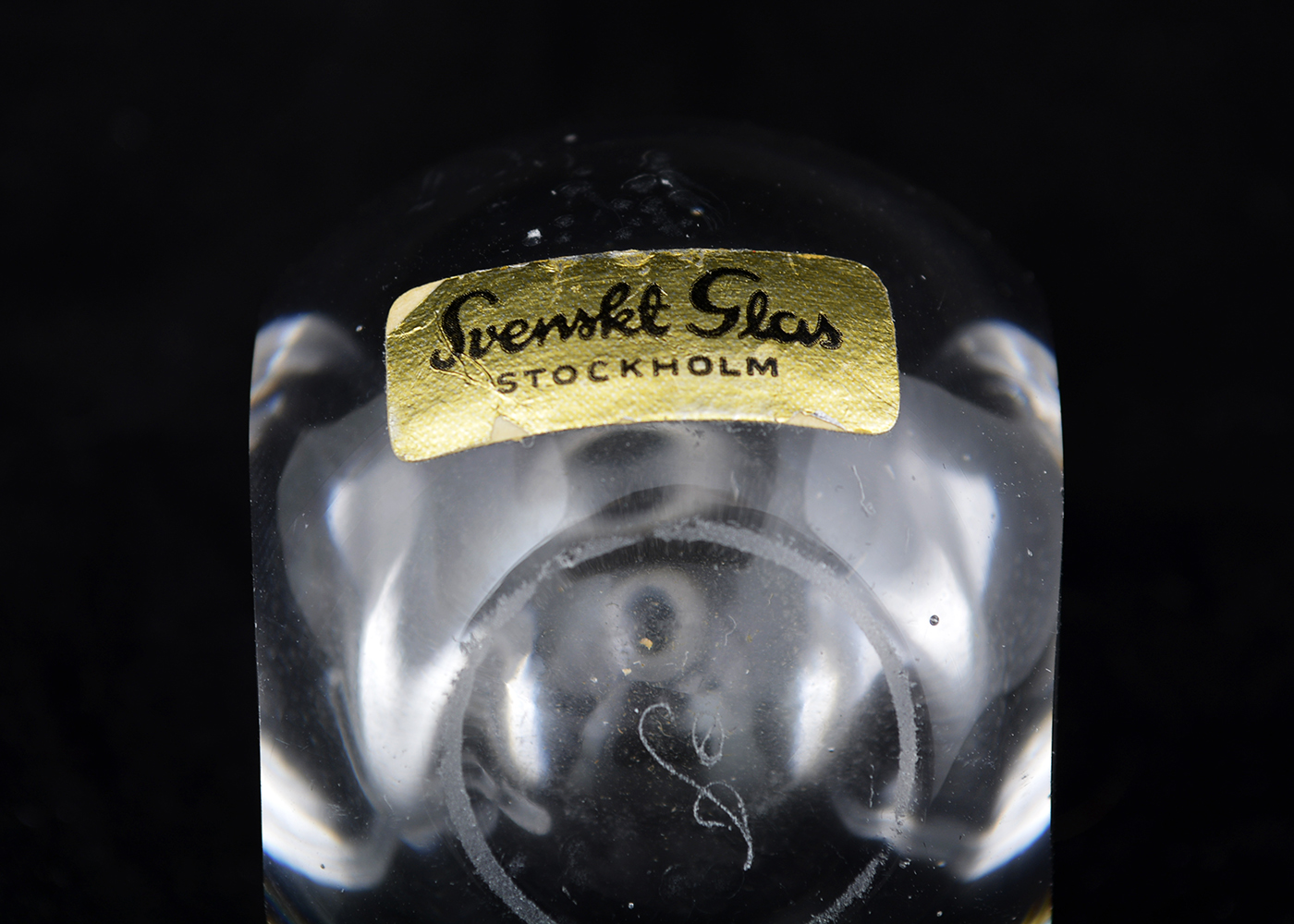 Pair of Svenskt Glas Perfume Bottles