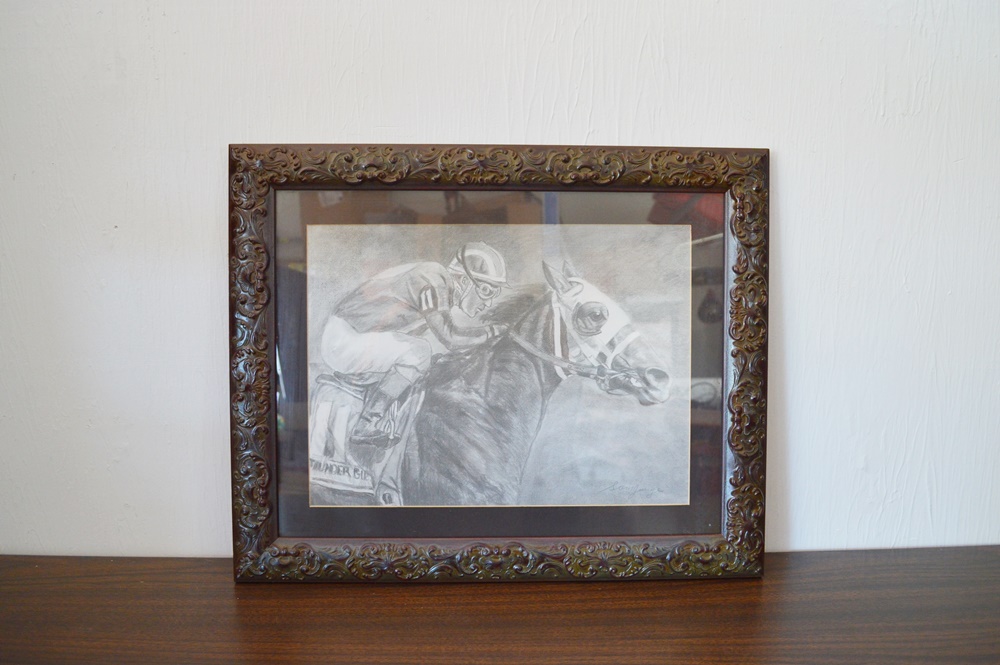 Sam Jurige "Thunder Gulch" Offset Lithograph Reproduction