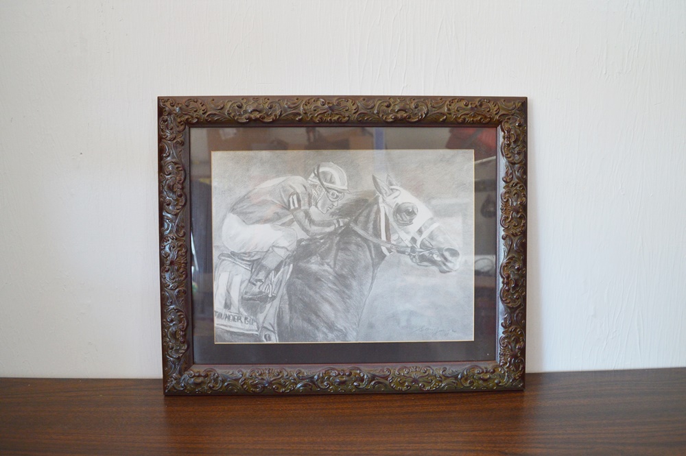 Sam Jurige "Thunder Gulch" Offset Lithograph Reproduction