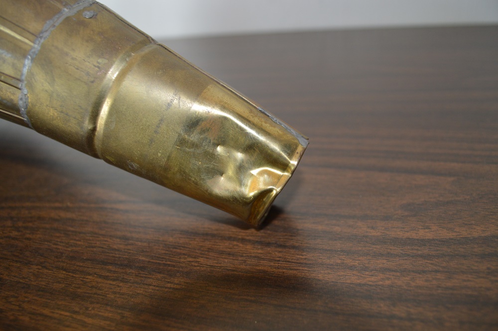 Hand Crank Phonograph With Brass Horn