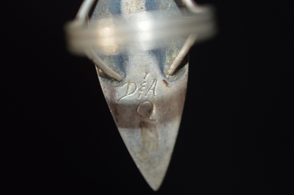 1970's Zuni Sterling Silver Ring By Dickie & Amy Quandelacy
