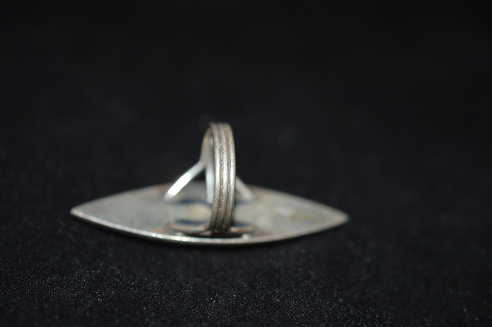 1970's Zuni Sterling Silver Ring By Dickie & Amy Quandelacy