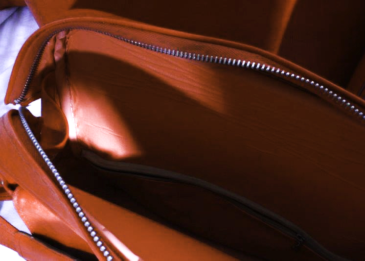 Vintage Set of Red Samsonite "Silhouette" Hard Shell Luggage