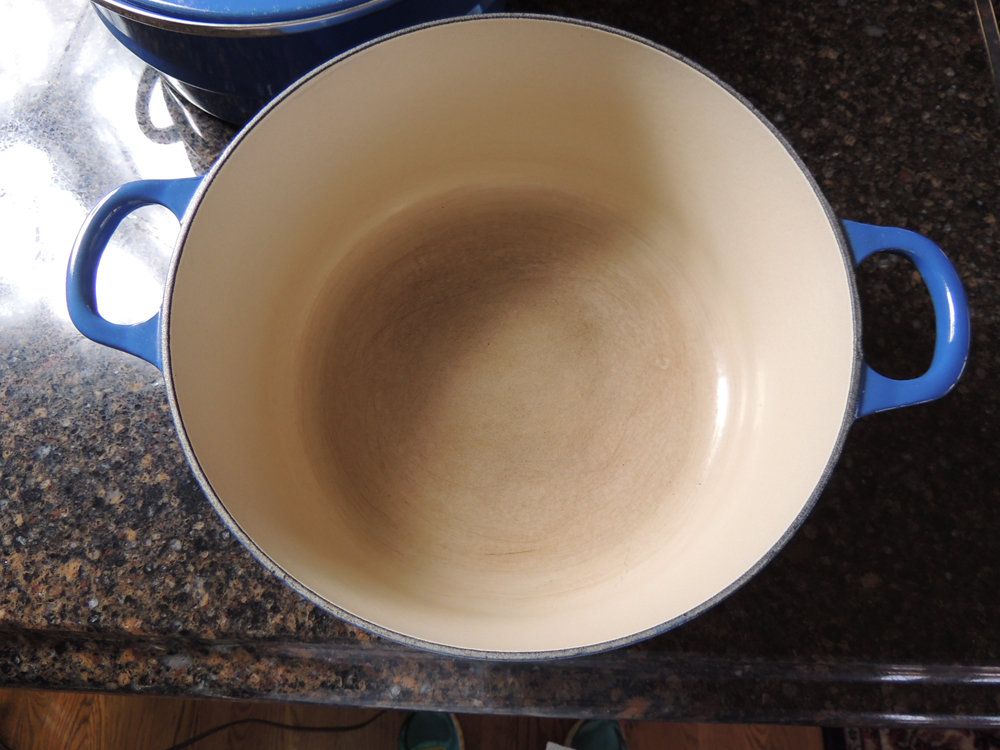 Blue Enamel Le Creuset Cast Iron Cookware