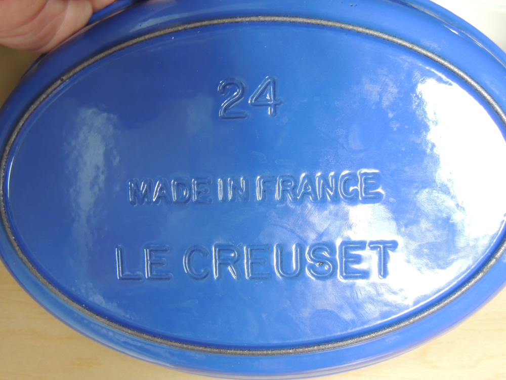Blue Enamel Le Creuset Cast Iron Cookware