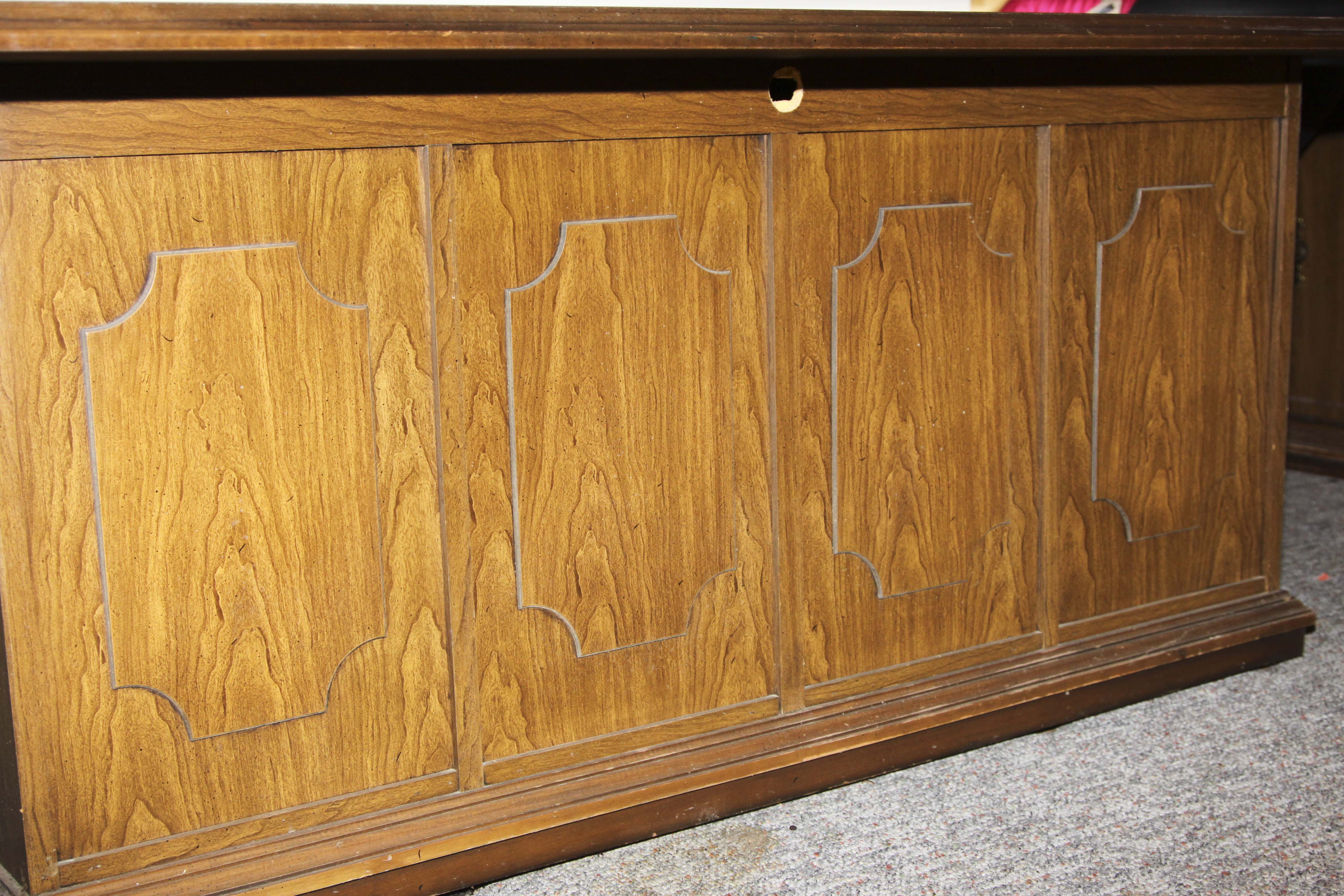Vintage Executive Wood Desk