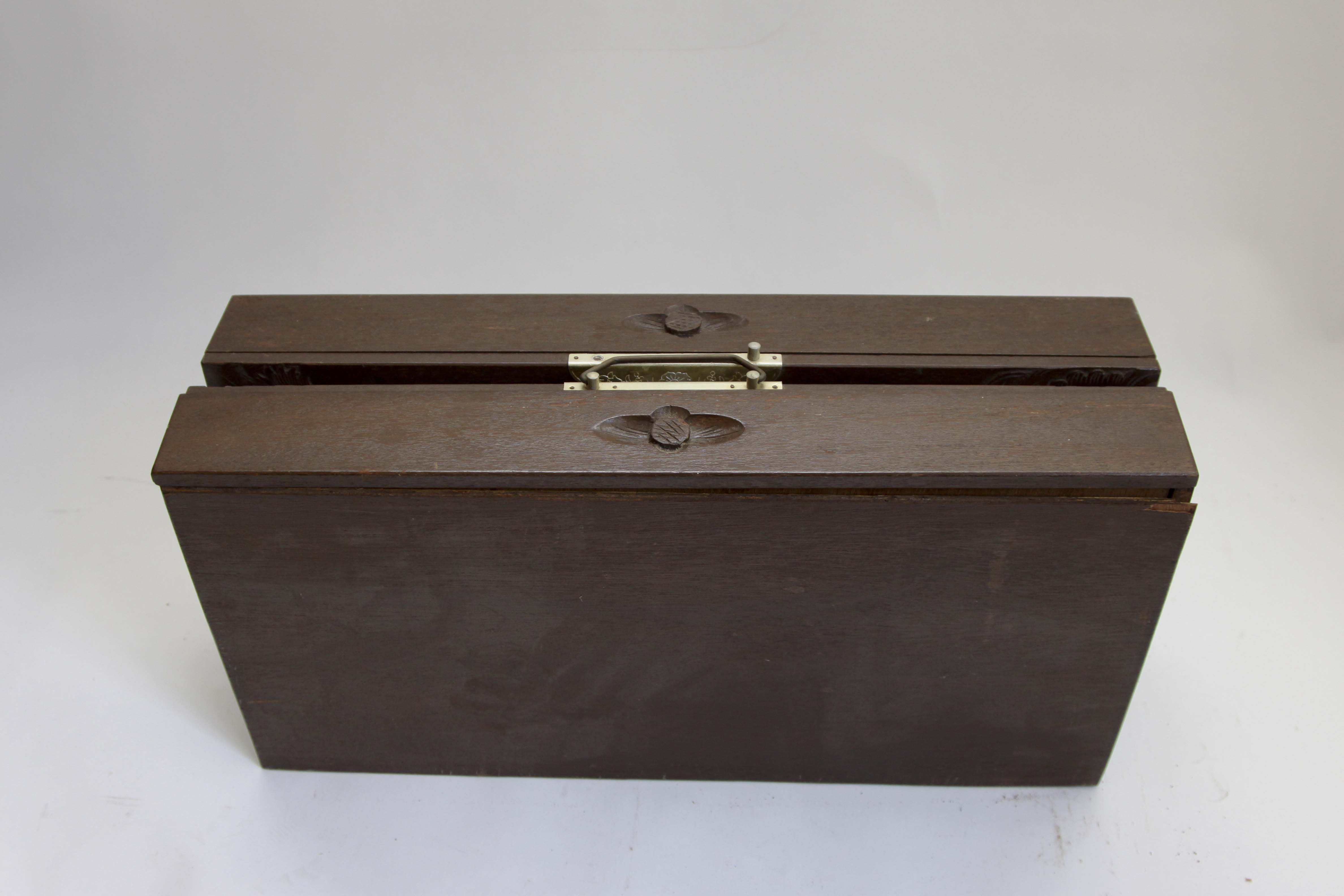 A Vintage Carved Asian-Theme Chess Set