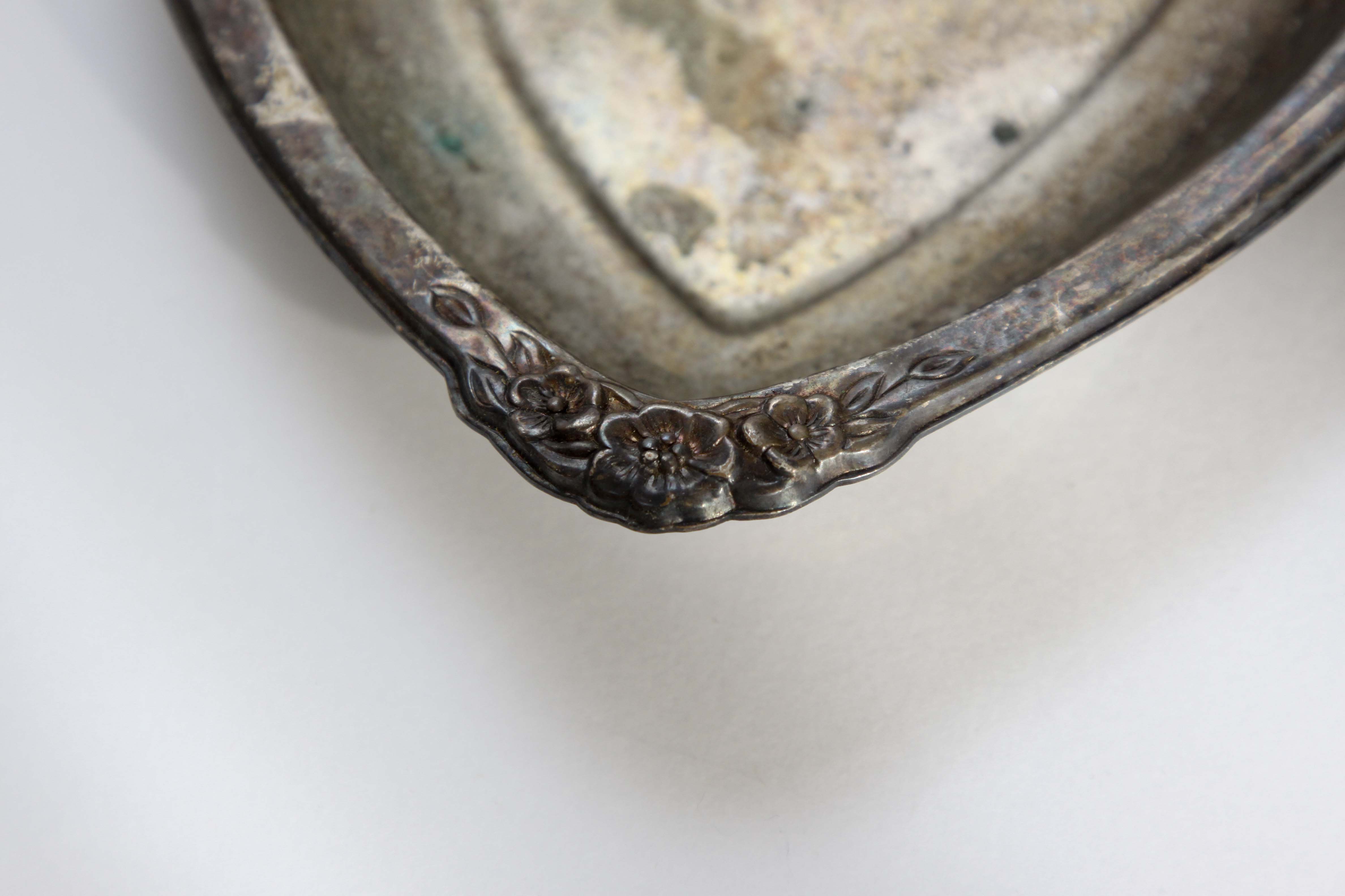 Vintage Silver-Plate Vanity Set