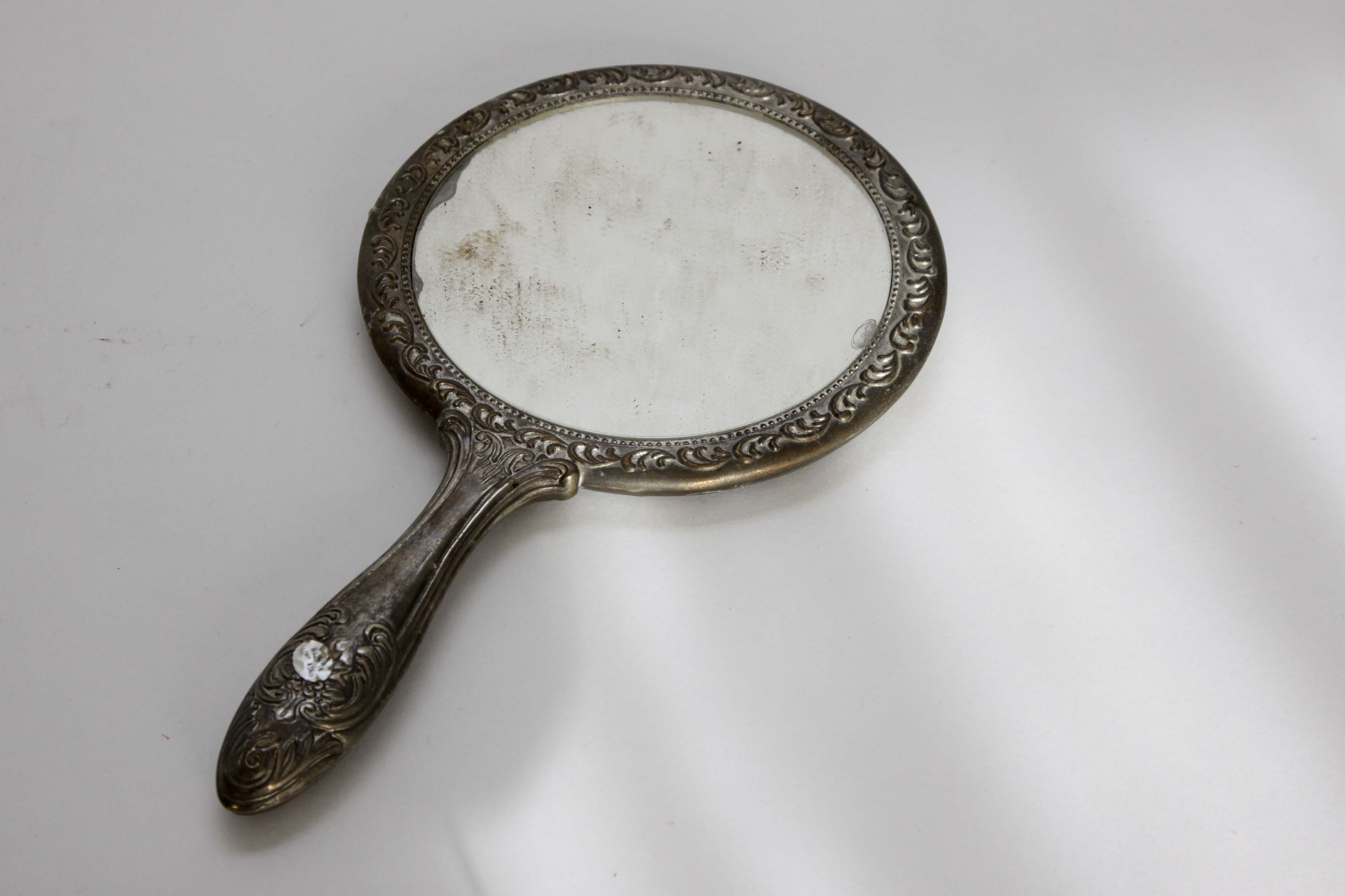 Vintage Silver-Plate Vanity Set