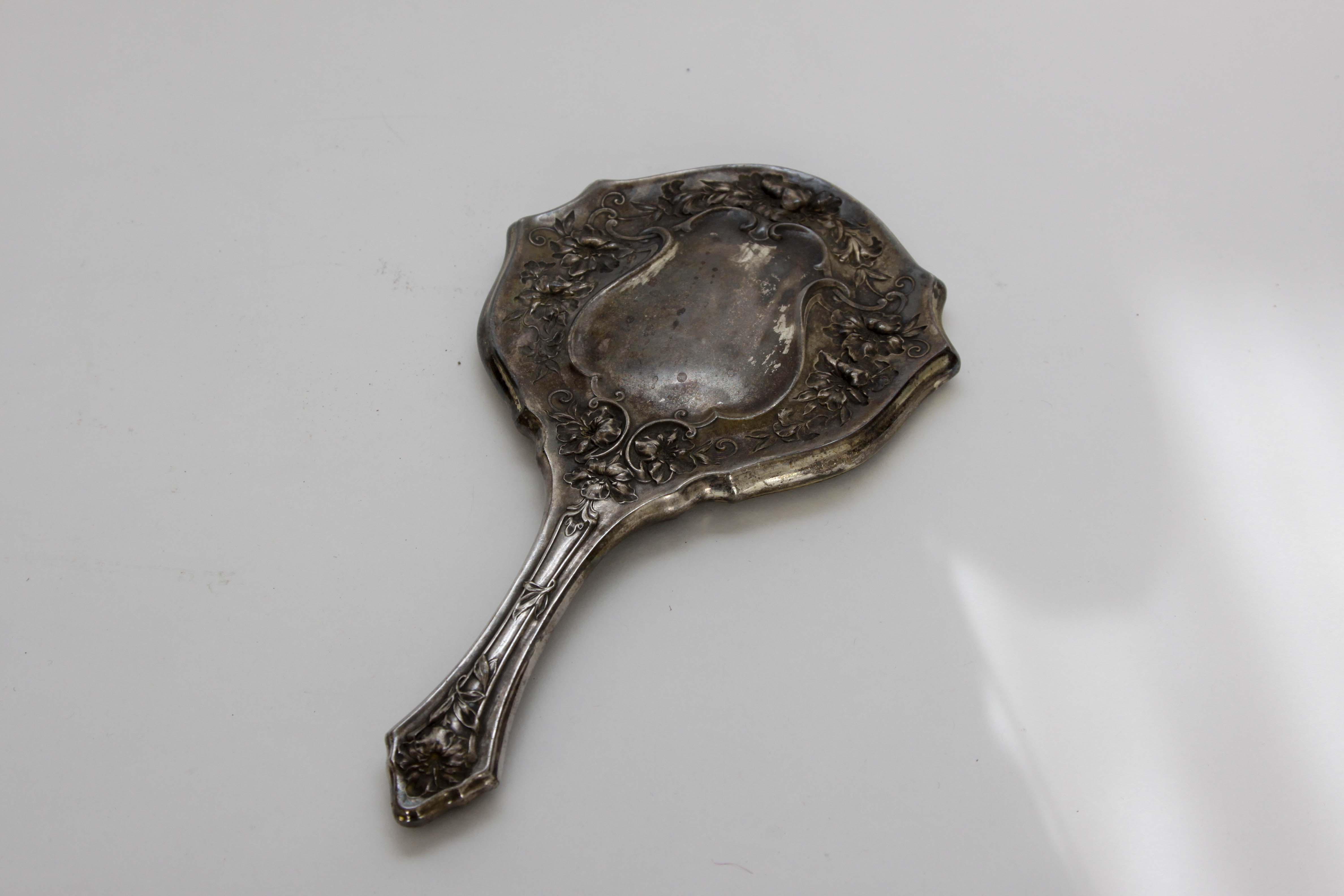 Vintage Silver-Plate Vanity Set