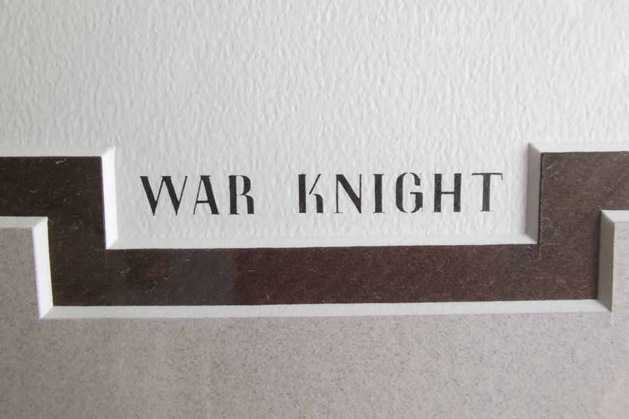 Franklyn H. Stokes Lithograph Print-War Knight