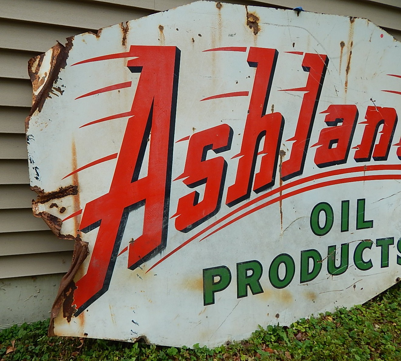 1960's Ashland Oil Product Advertising Sign