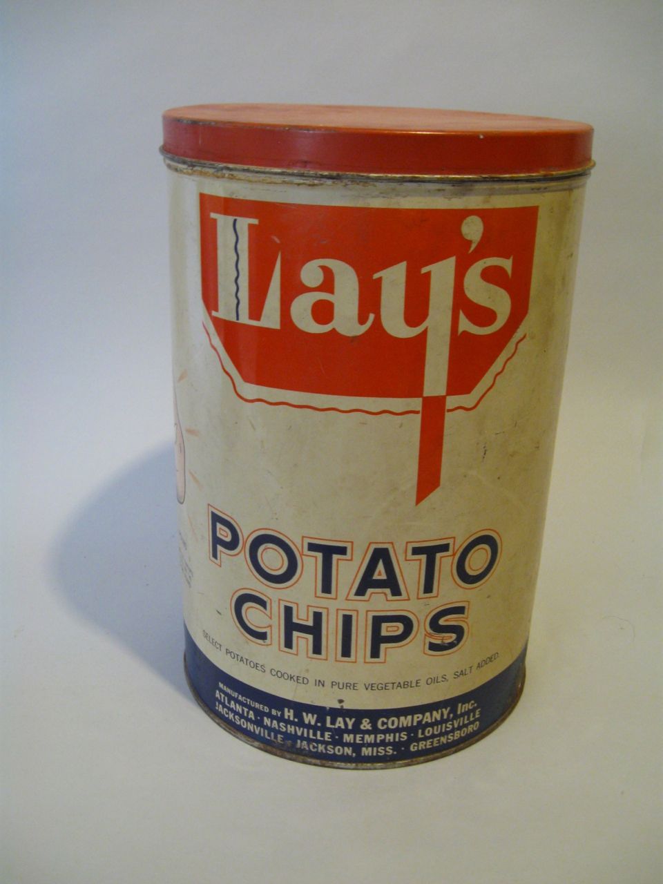 Vintage Potato Chip Cans