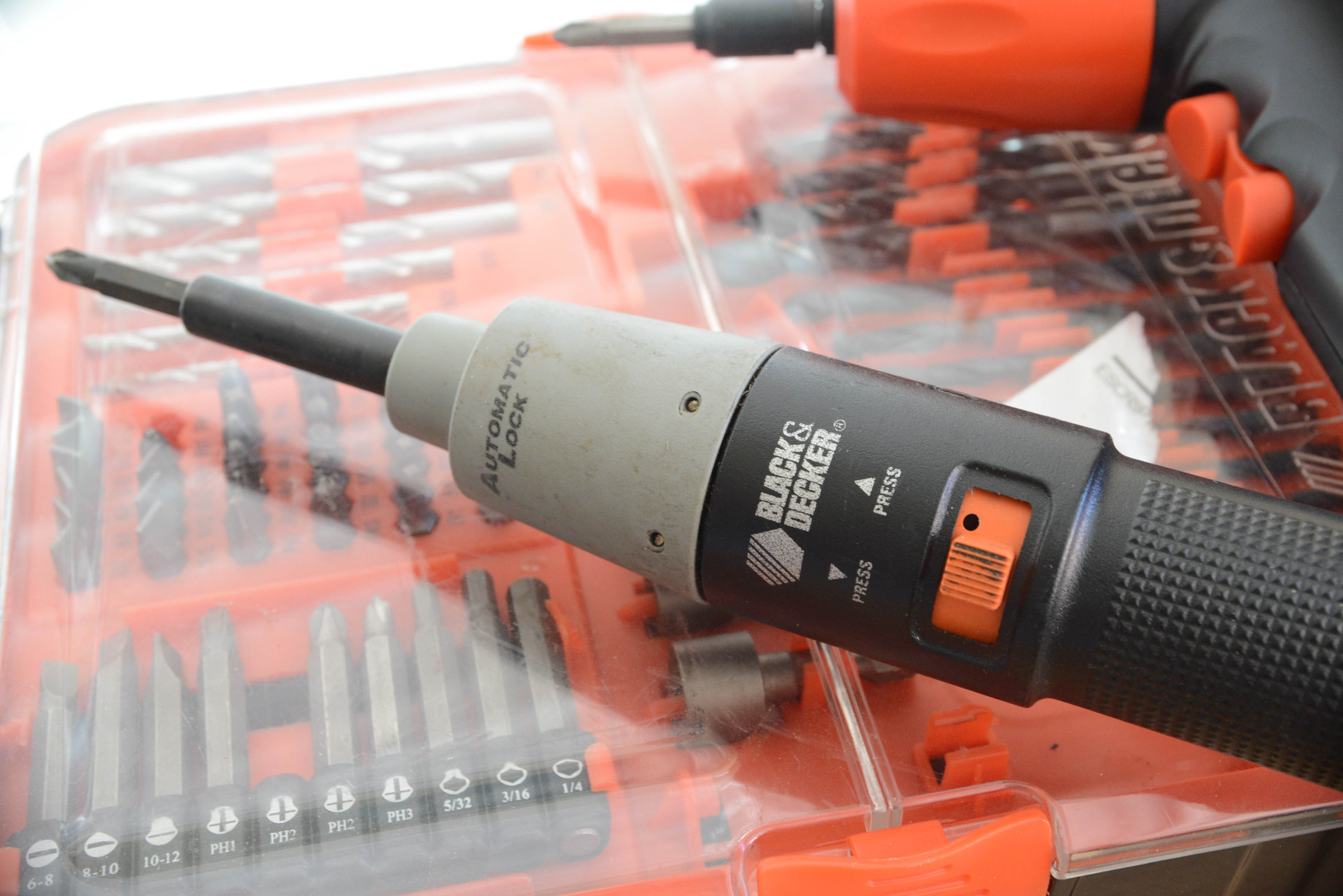 Trio of Black and Decker Hand Drills and Bits