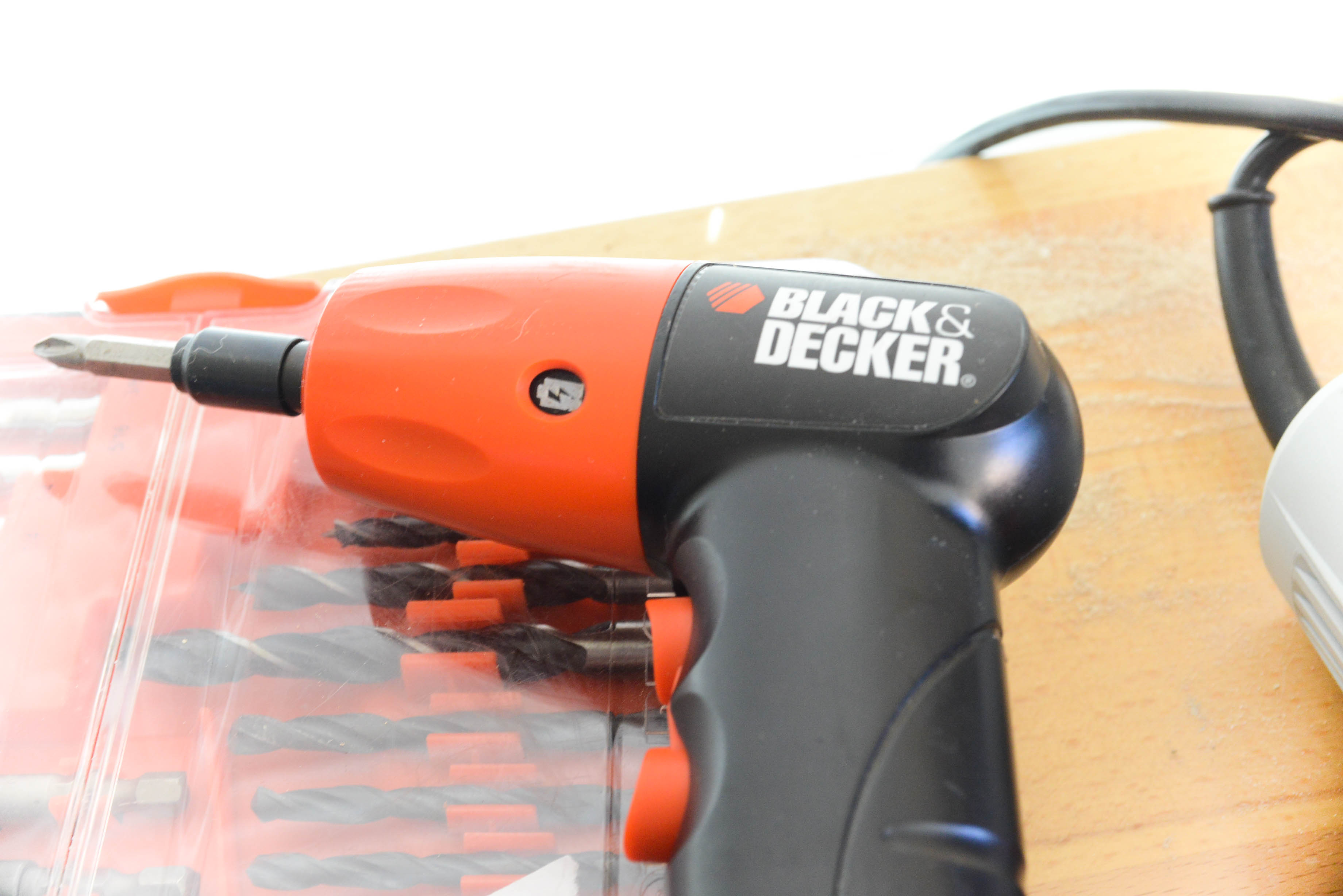 Trio of Black and Decker Hand Drills and Bits