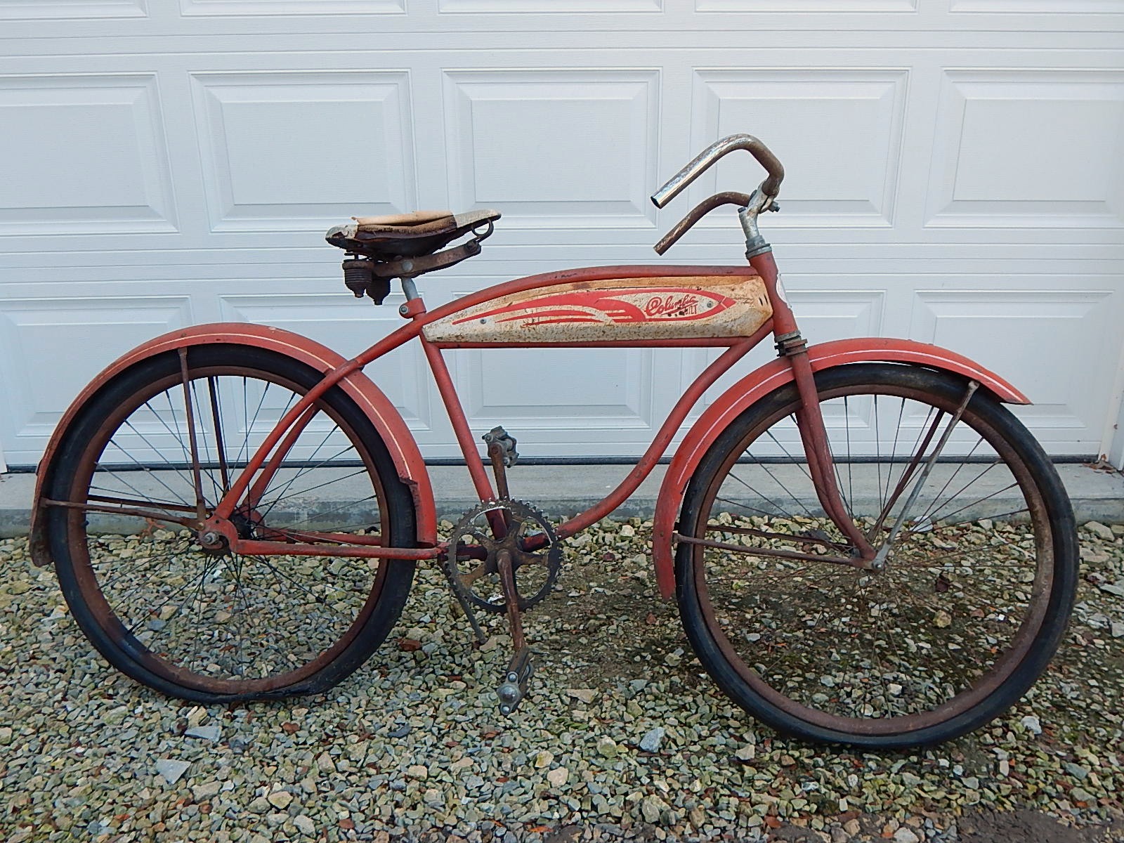 Vintage 1940's Columbia Torpedo Tank Bike