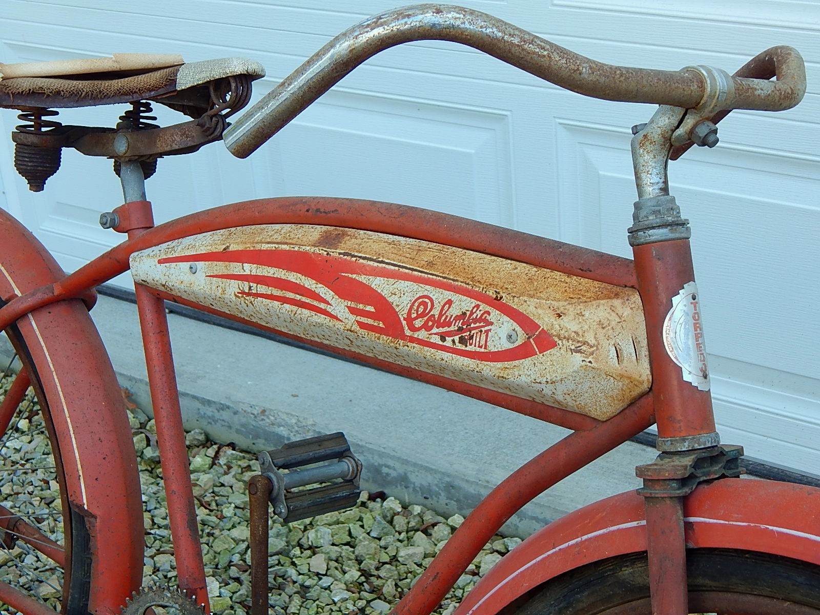 Vintage 1940's Columbia Torpedo Tank Bike