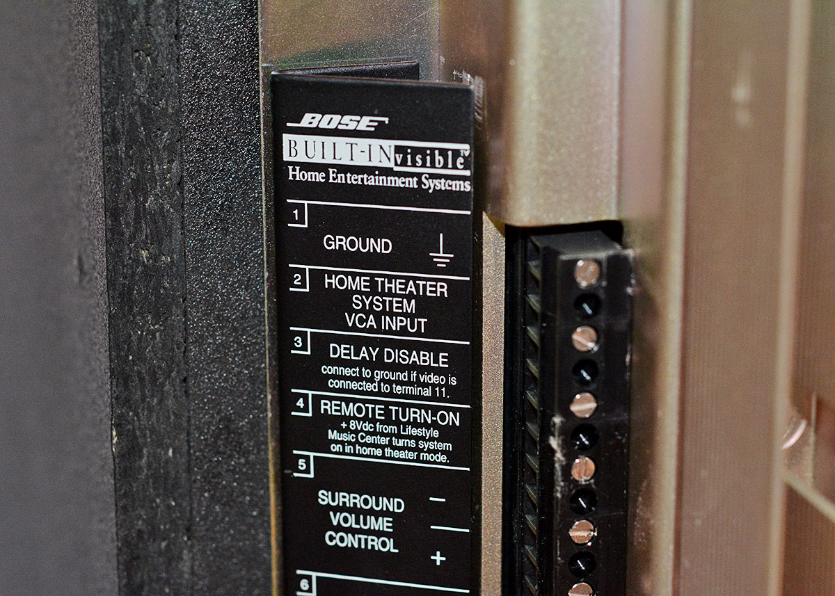 Professional Bose Built-INvisible Home Theatre System