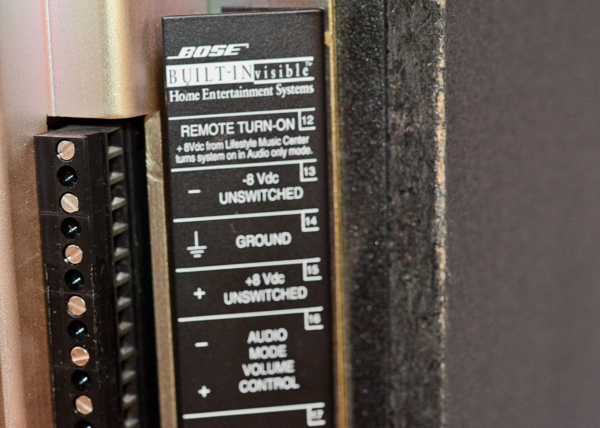 Professional Bose Built-INvisible Home Theatre System