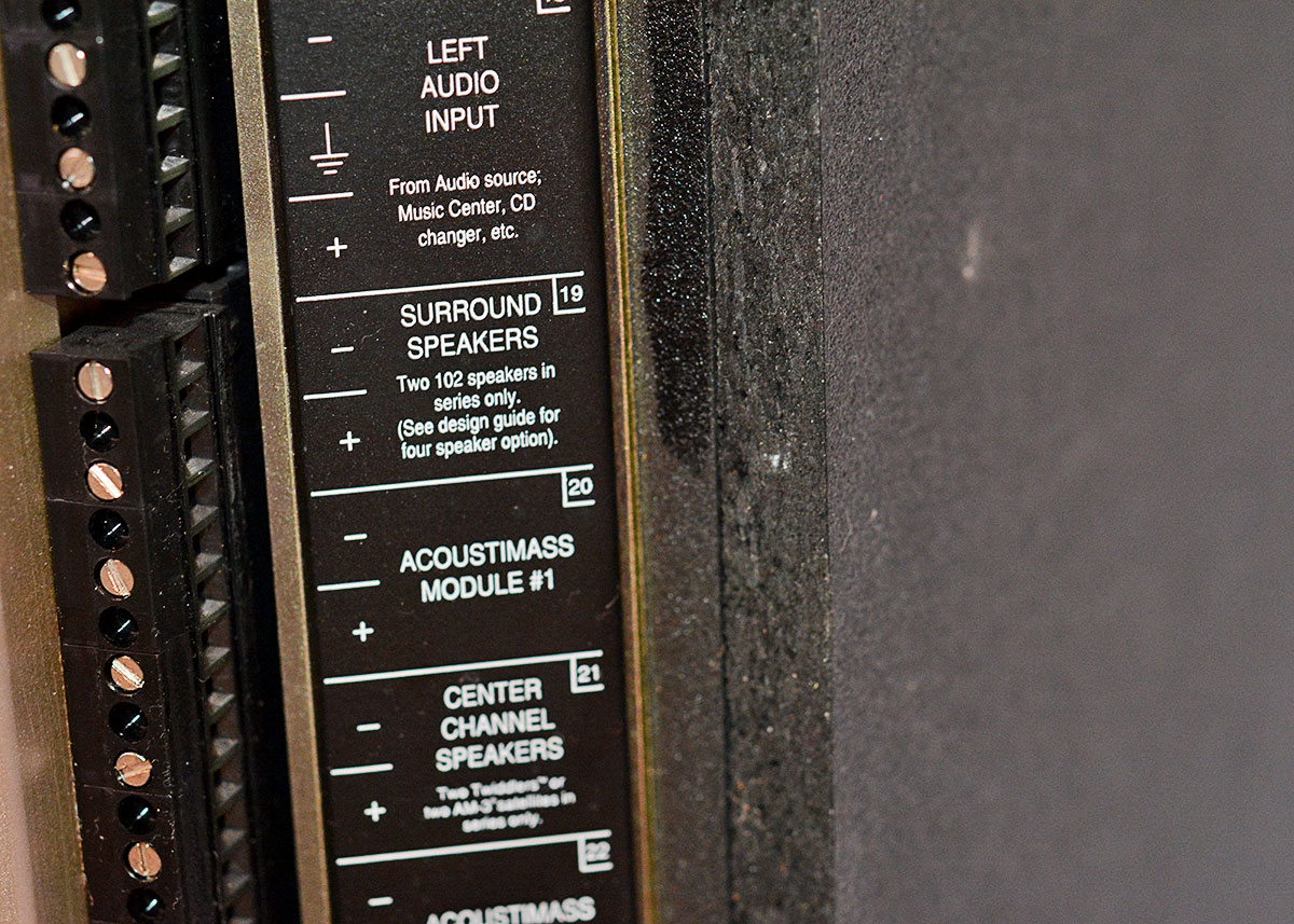 Professional Bose Built-INvisible Home Theatre System