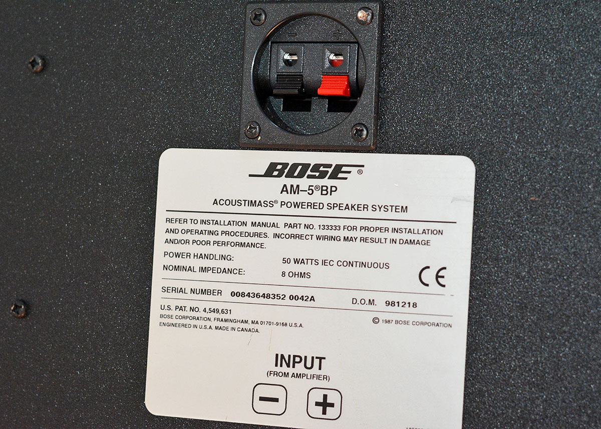 Professional Bose Built-INvisible Home Theatre System