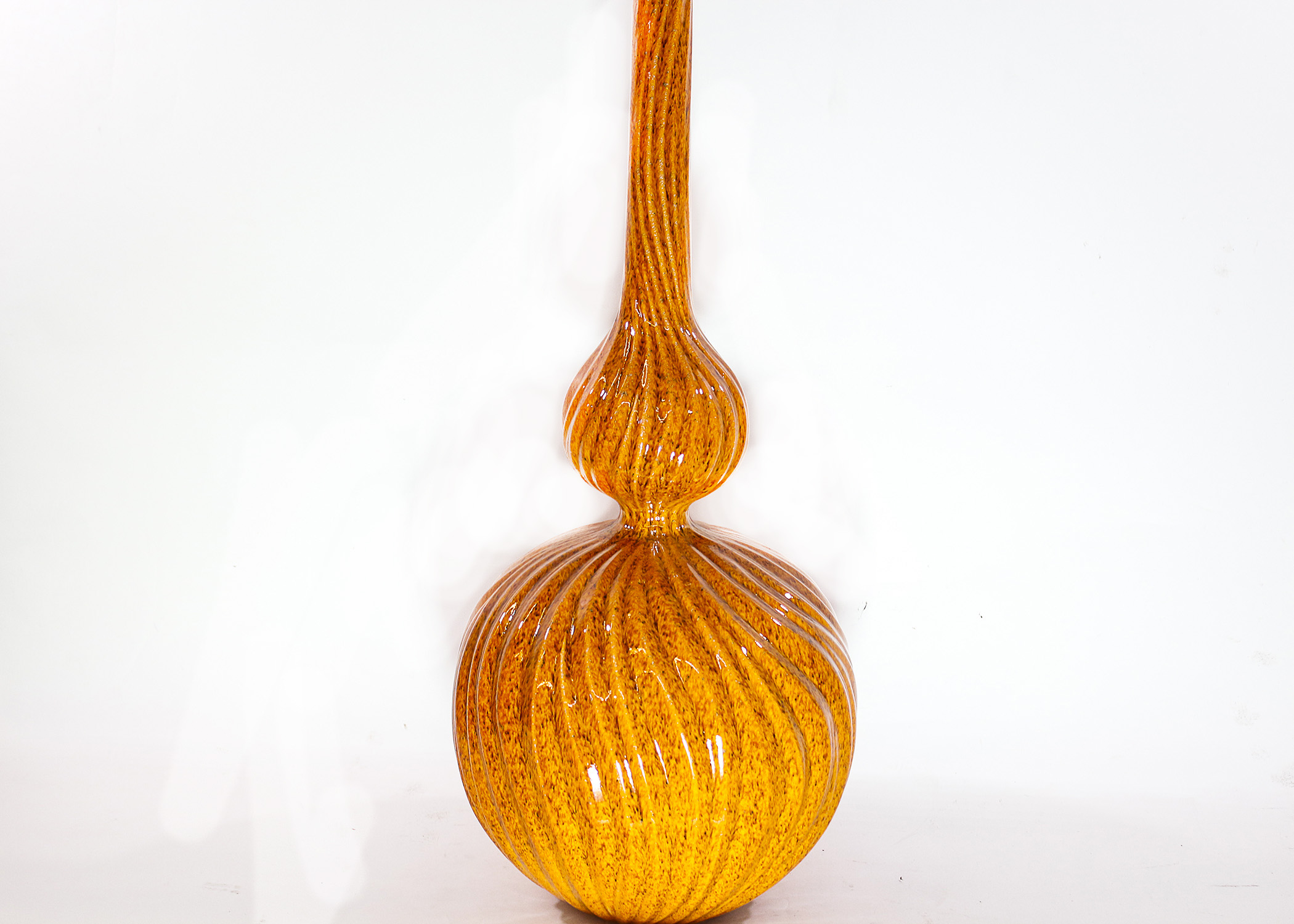 Orange Glazed Ceramic Vases