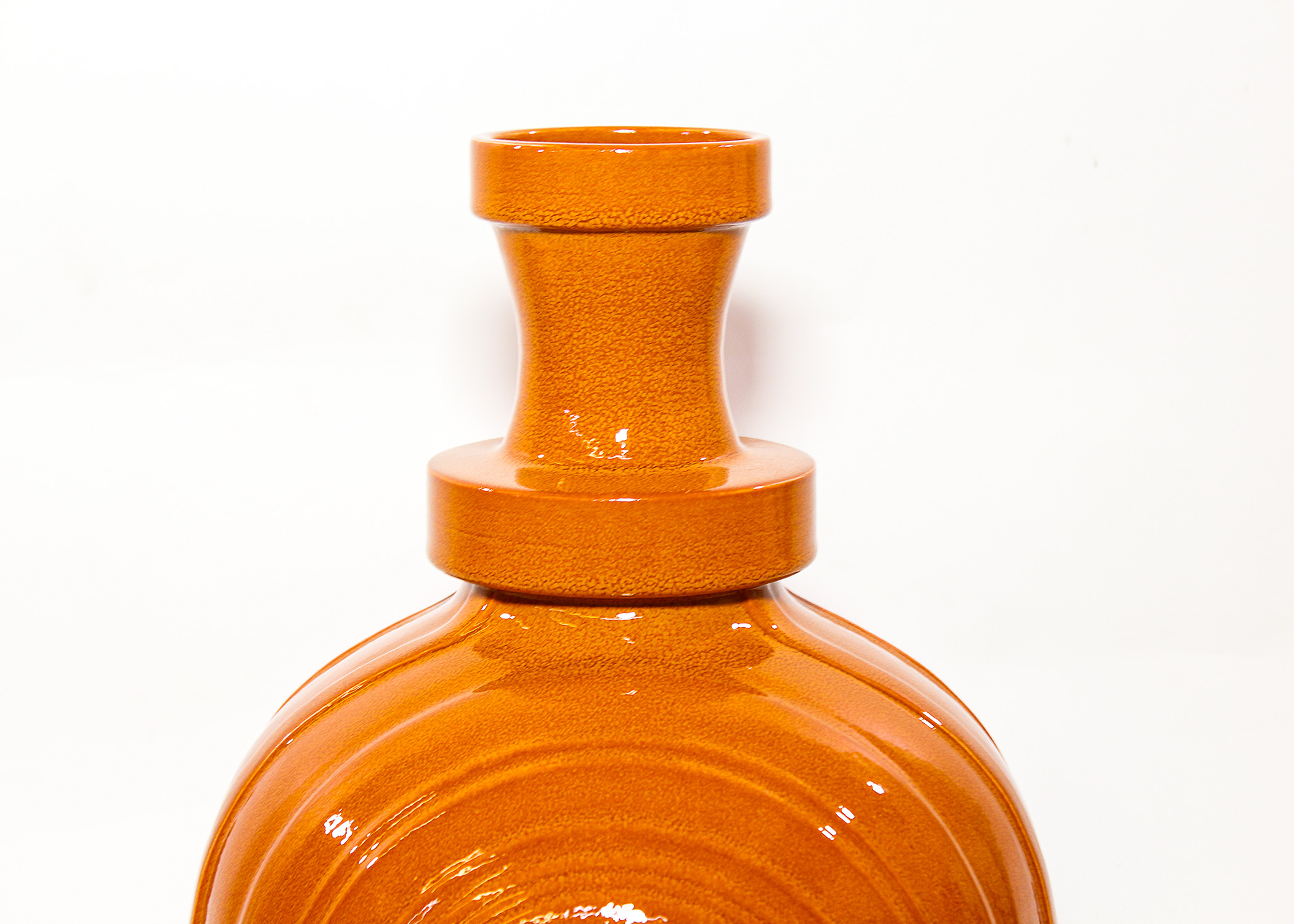 Orange Glazed Ceramic Vases