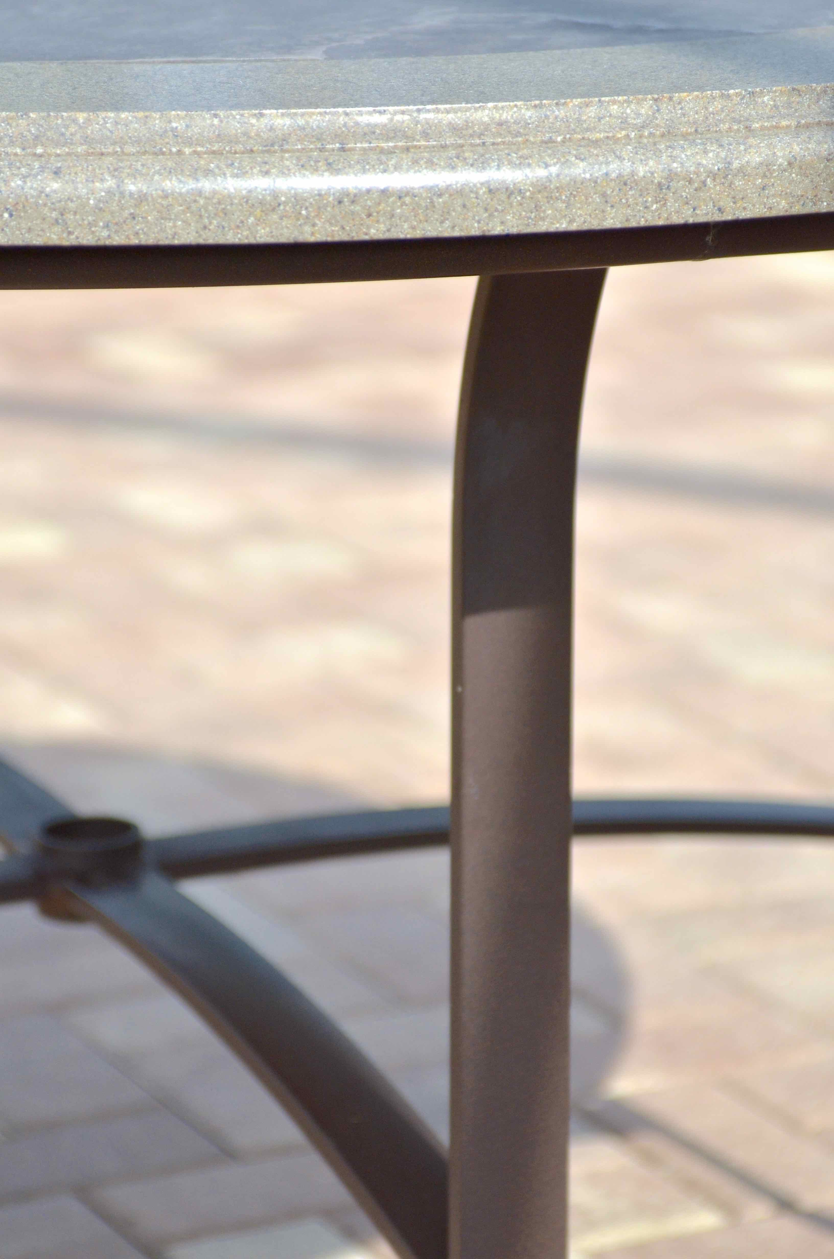 Tropitone Stoneworks Collection "Montreaux" Patio Table