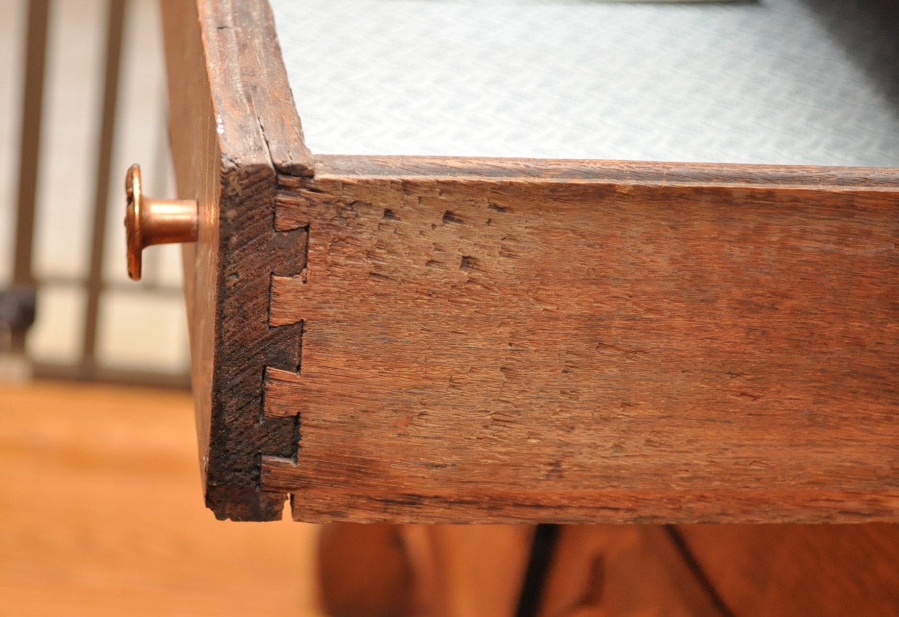 Antique Mirrored Oak Buffet