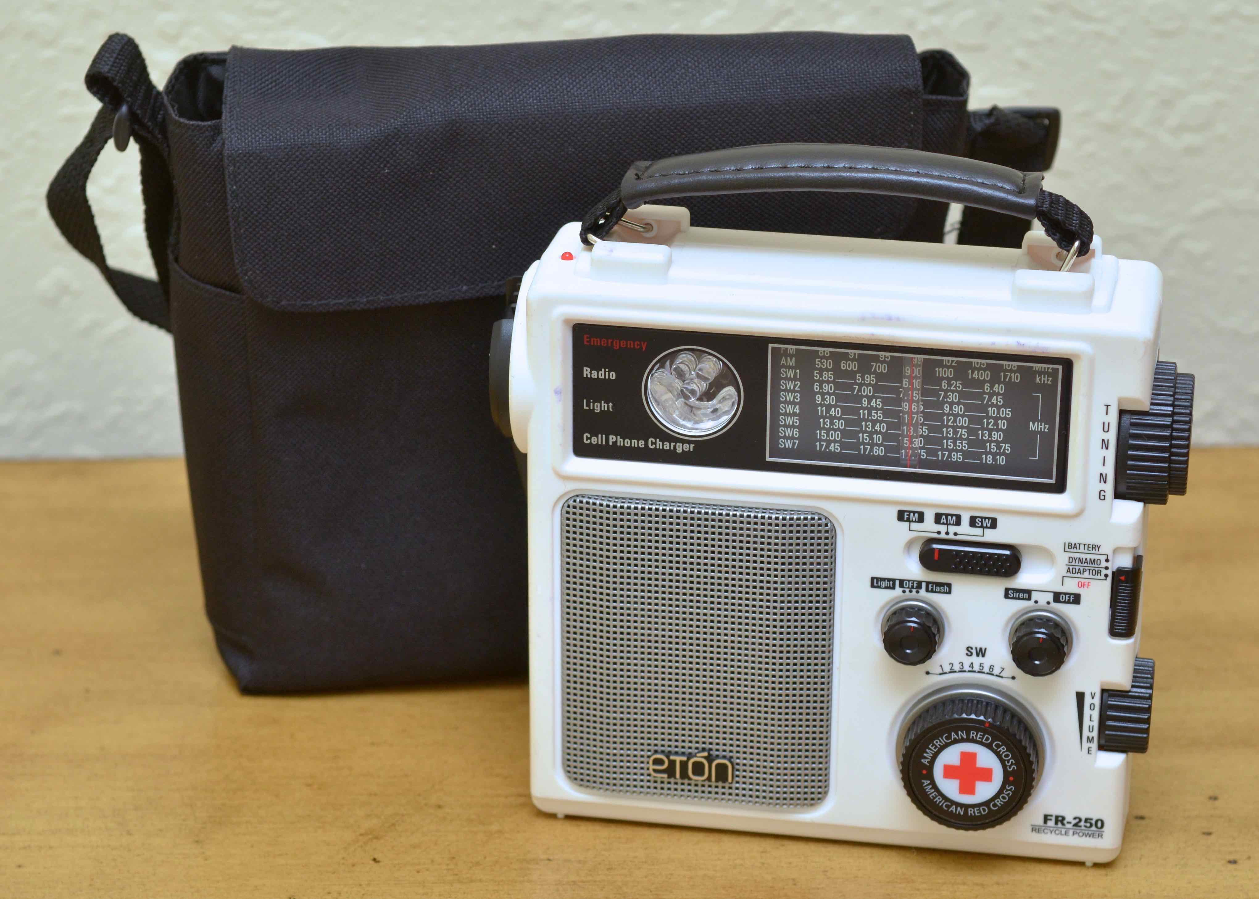 Eton FR250 Emergency Crank Radio with Case