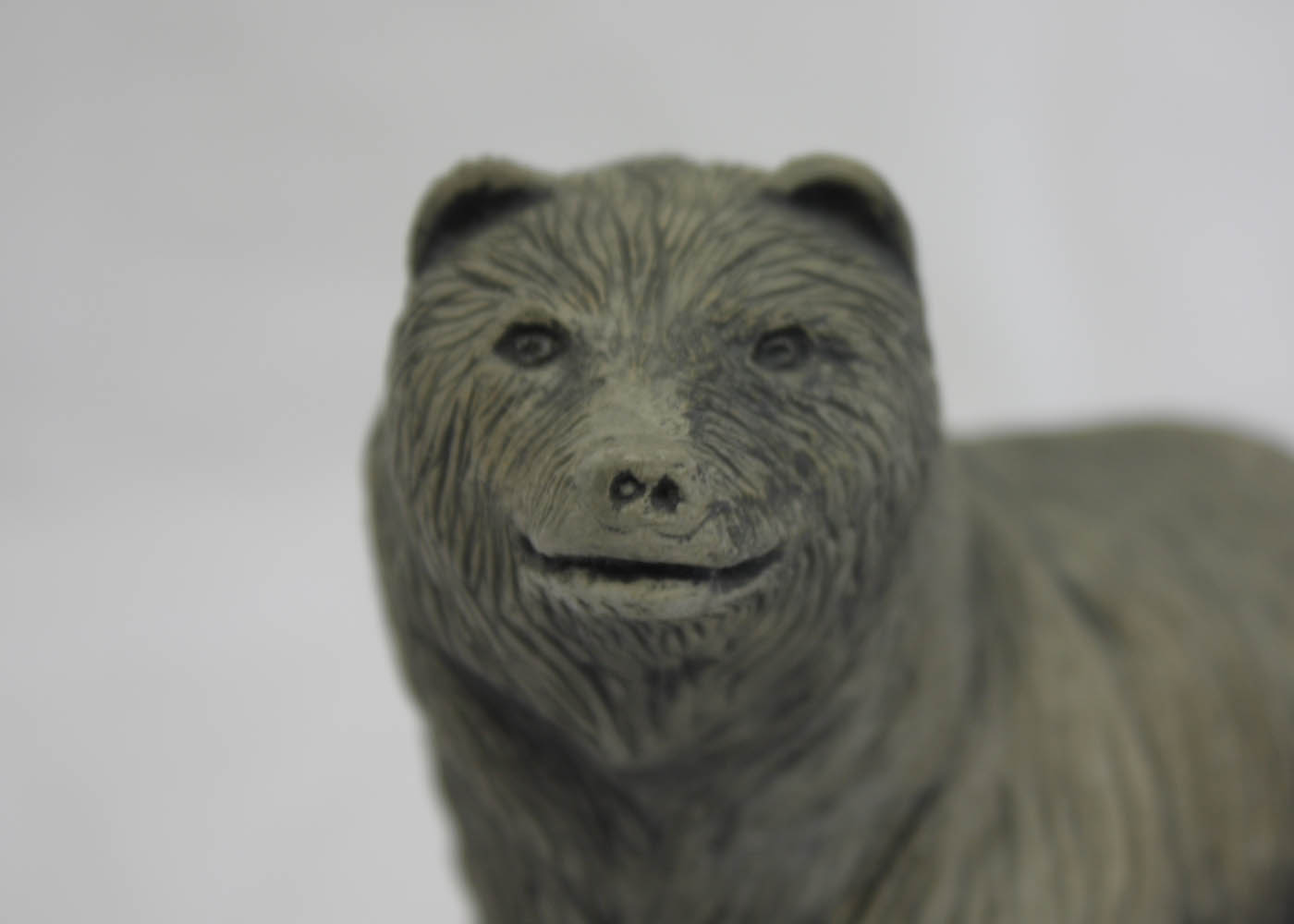 Cast Ash Bear Sculpture from Mt. St. Helens