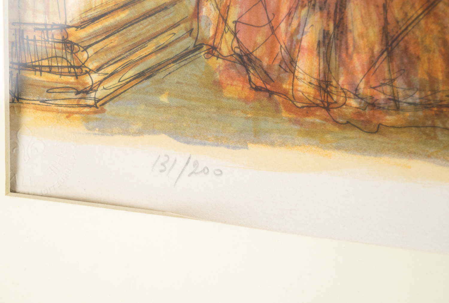 Signed and Numbered Jacques Lalande Lithograph