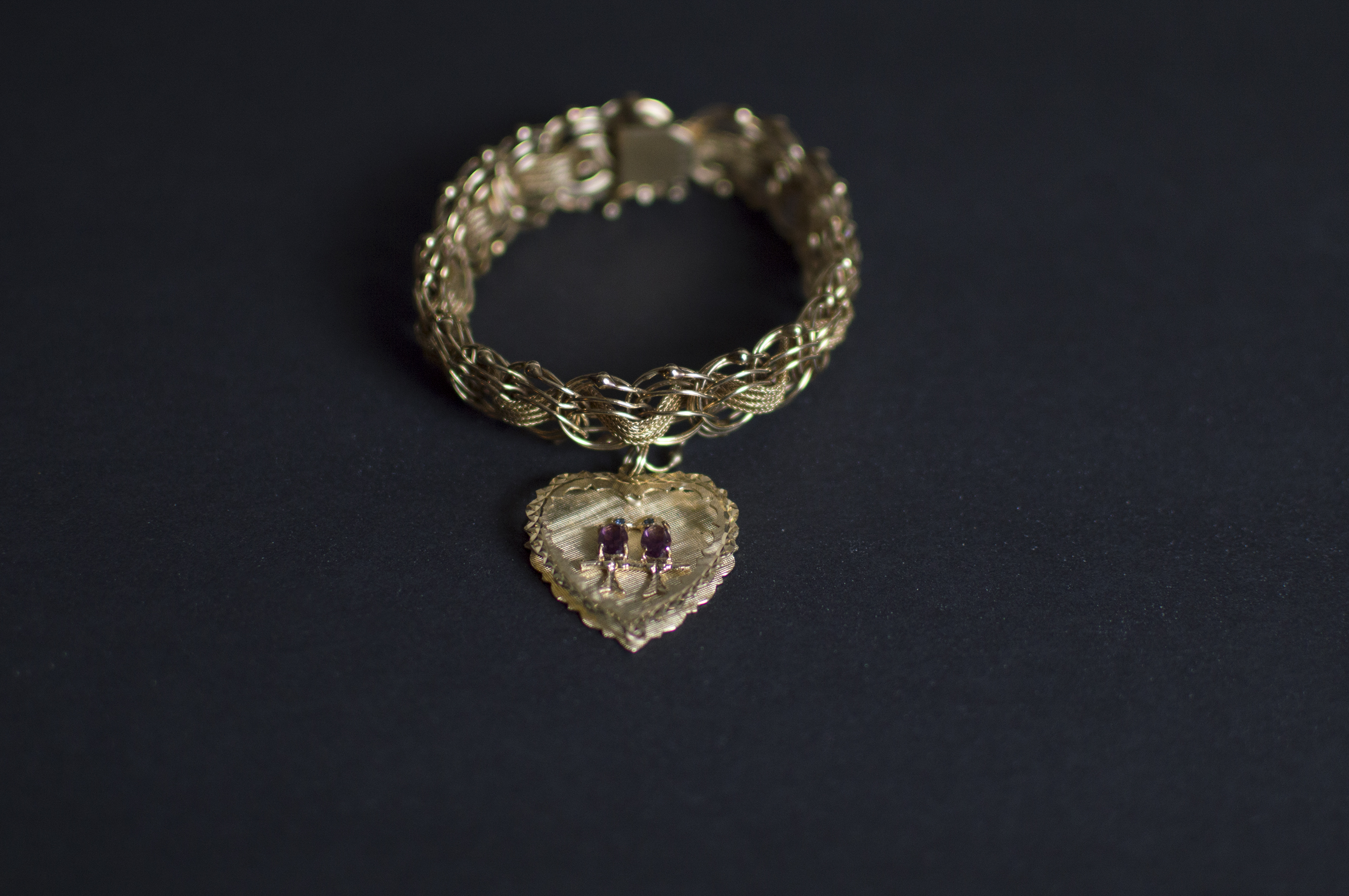 14k Yellow Gold Charm Bracelet